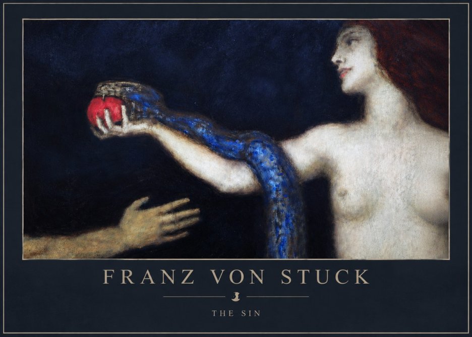 Franz von Stuck The Sin I No3 - Poster