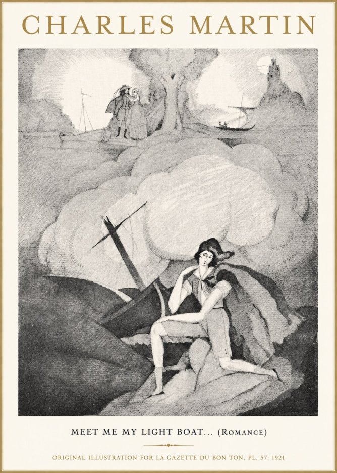 Charles Martin Meet Me My Light Boat... (Romance) No1 - Poster