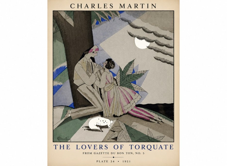 Charles Martin The Lovers of Torquate No1 - Poster