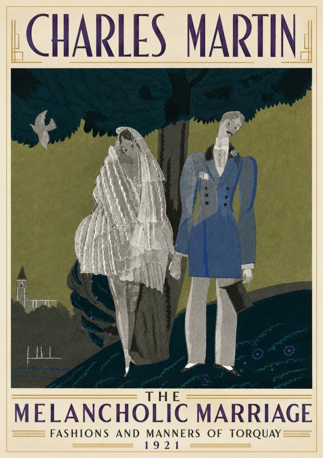 Charles Martin The Melancholic Marriage No4 - Poster