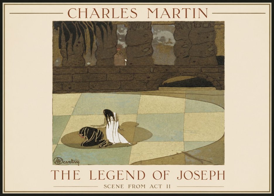 Charles Martin The Legend of Joseph - Scene from Act Ii No1 - Poster