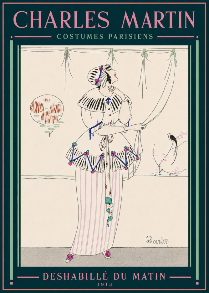 Charles Martin Deshabillé Du Matin No2 - Poster