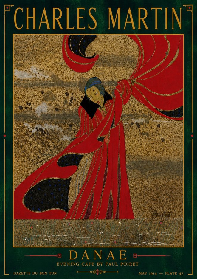 Charles Martin Danaé No6 - Poster