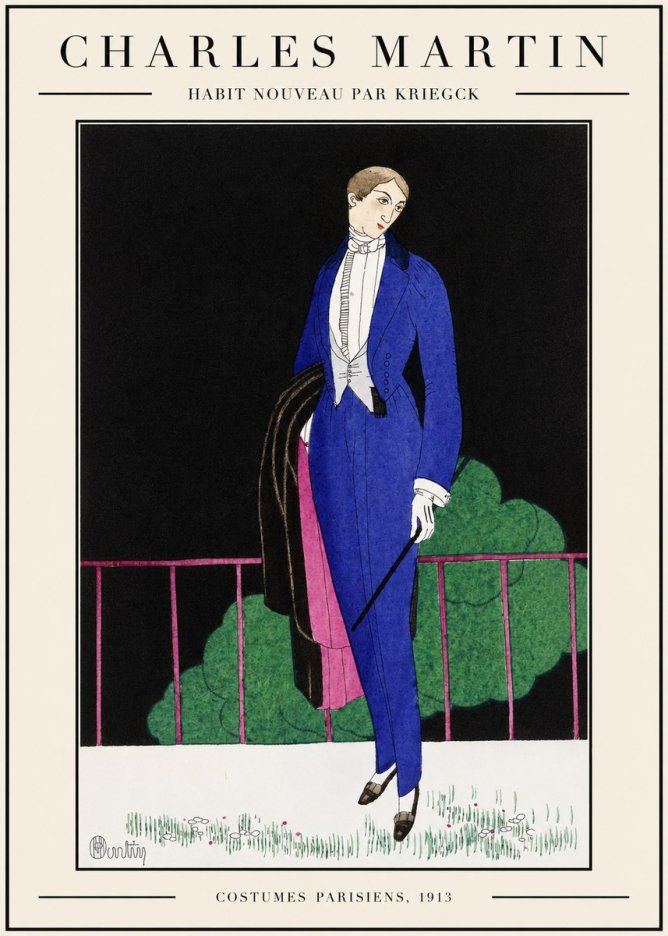 Charles Martin Habit Nouveau Par Kriegk No1 - Poster