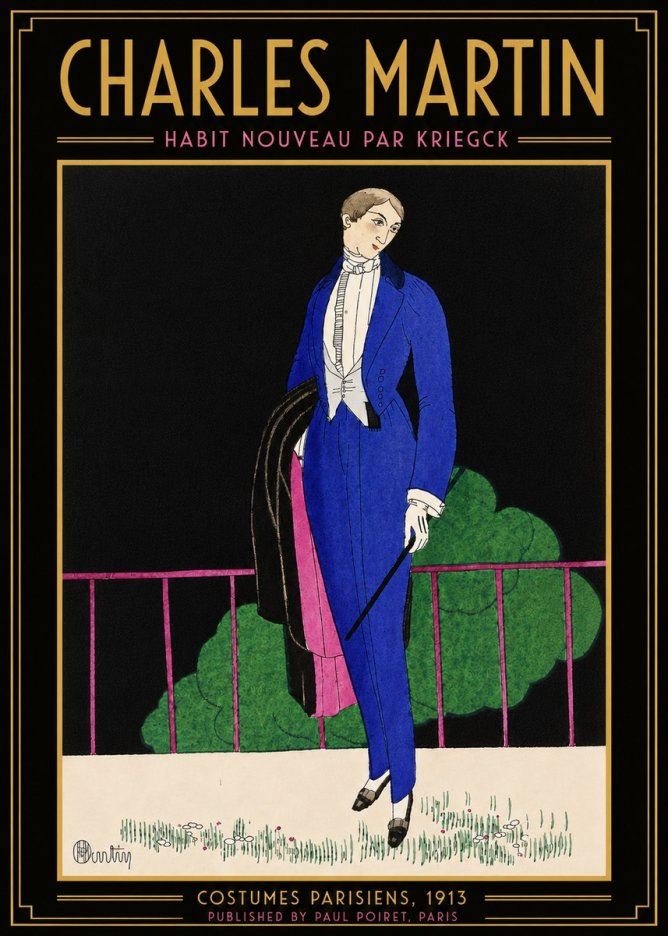 Charles Martin Habit Nouveau Par Kriegk No5 - Poster