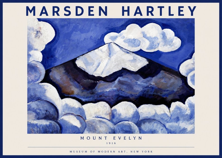 Marsden Hartley Mount Evelyn No2 - Poster