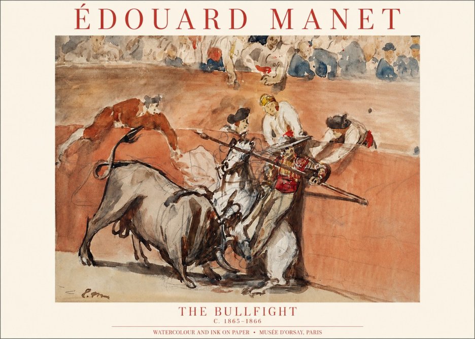 Édouard Manet The Bullfight I No1 - Poster