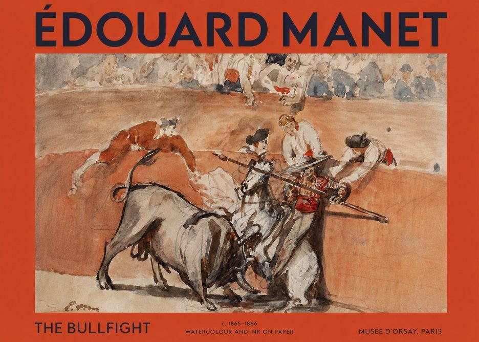 Édouard Manet The Bullfight I No2 - Poster