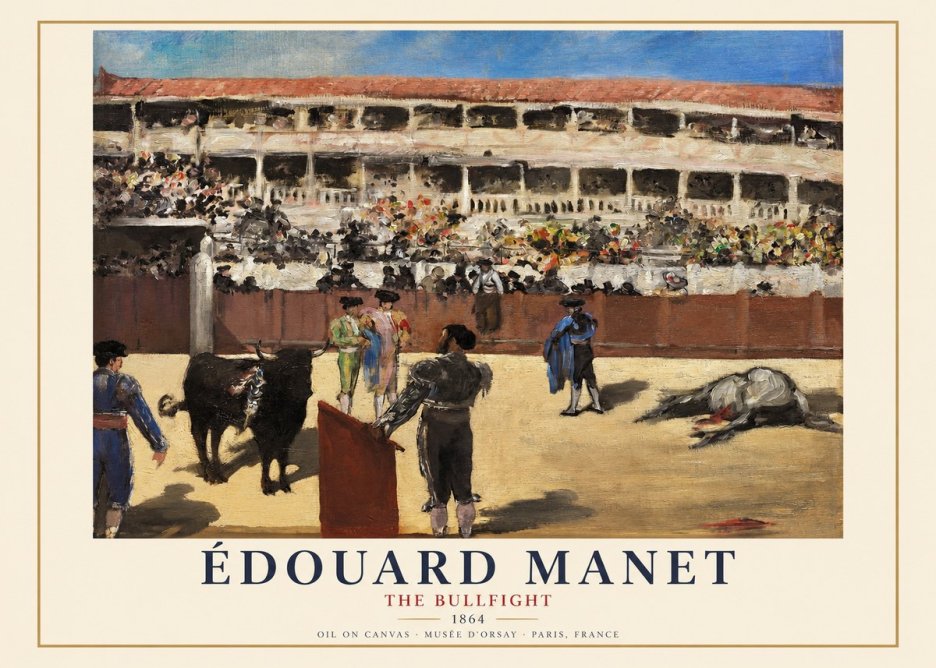 Édouard Manet The Bullfight II No1 - Poster