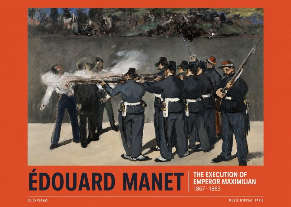Édouard Manet The Execution of Emperor Maximilian No6 - Poster