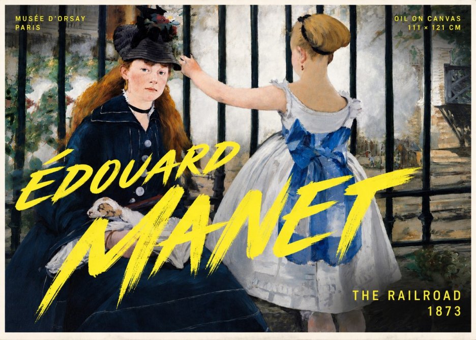 Édouard Manet The Railroad No5 - Poster