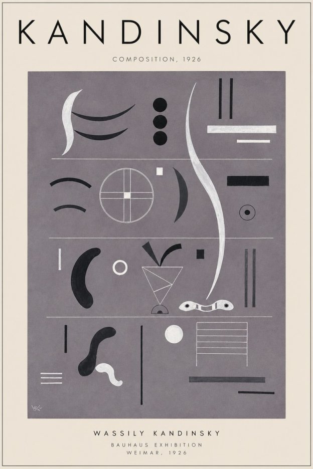 Kandinsky Composition I No3 - Poster