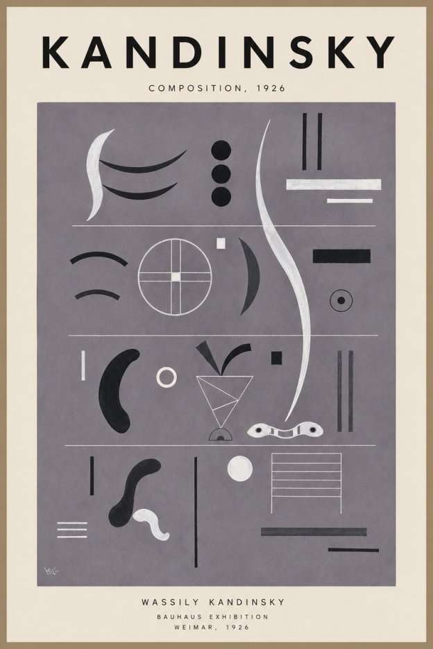 Kandinsky Composition I No5 - Poster