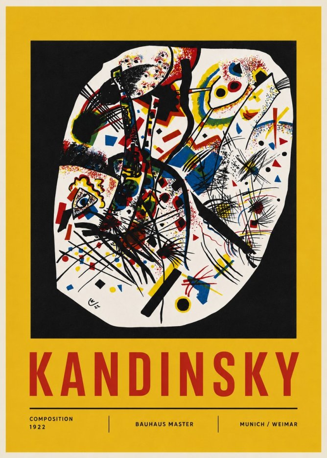 Kandinsky Composition 1922 No4 - Poster