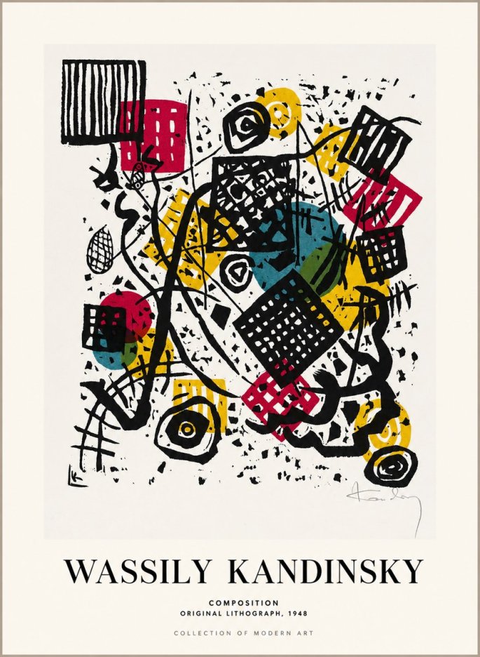 Kandinsky Composition IV No1 - Poster