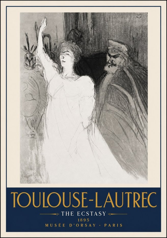 Toulouse-Lautrec The Ecstasy No4 - Poster