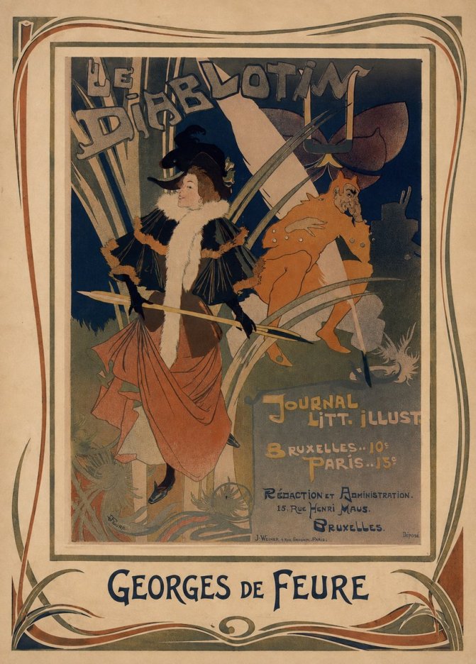 Georges de Feure Le Diablotin I No1 - Poster