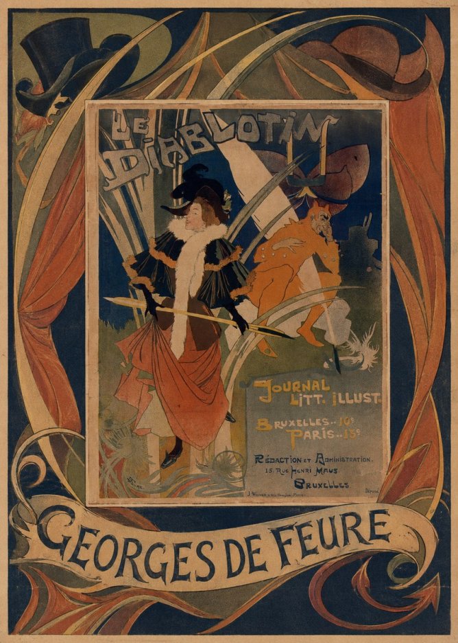 Georges de Feure Le Diablotin I No5 - Poster