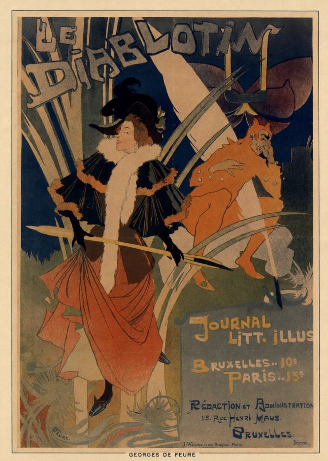 Georges de Feure Le Diablotin I No6 - Poster