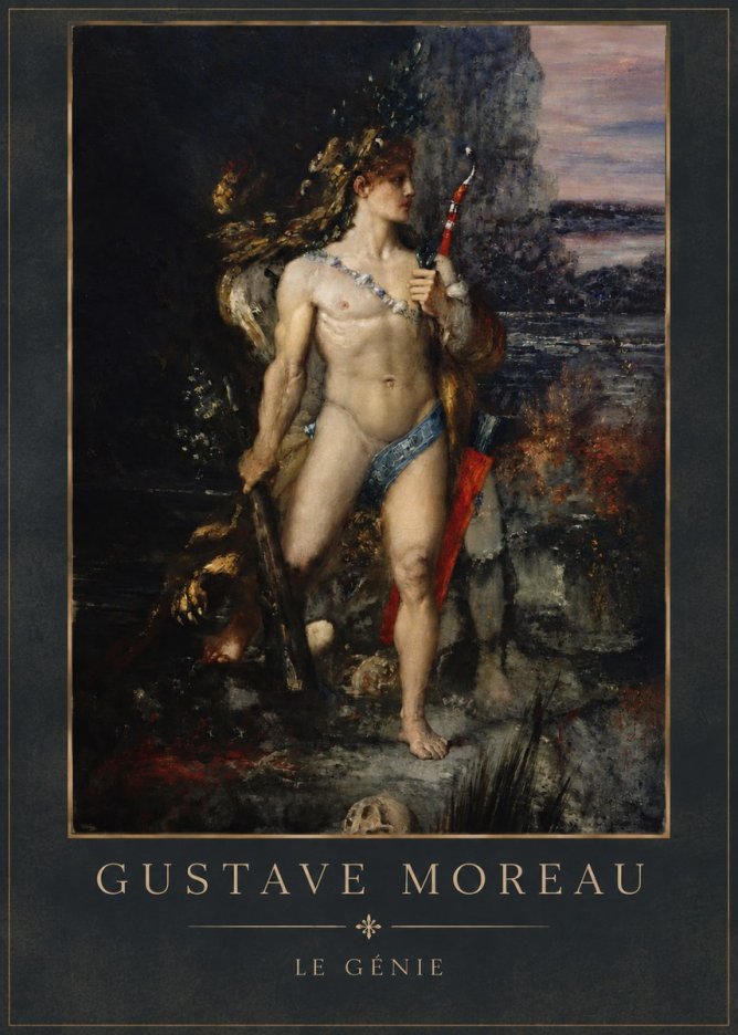 Gustave Moreau Saint Sebastian I No6 - Poster