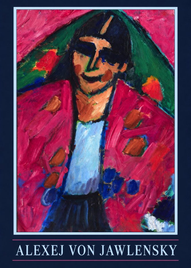 Alexej von Jawlensky Head of a Man No4 - Poster
