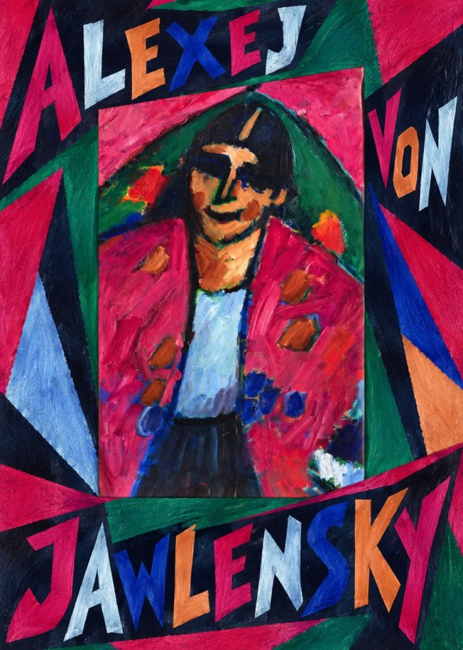 Alexej von Jawlensky Head of a Man No6 - Poster