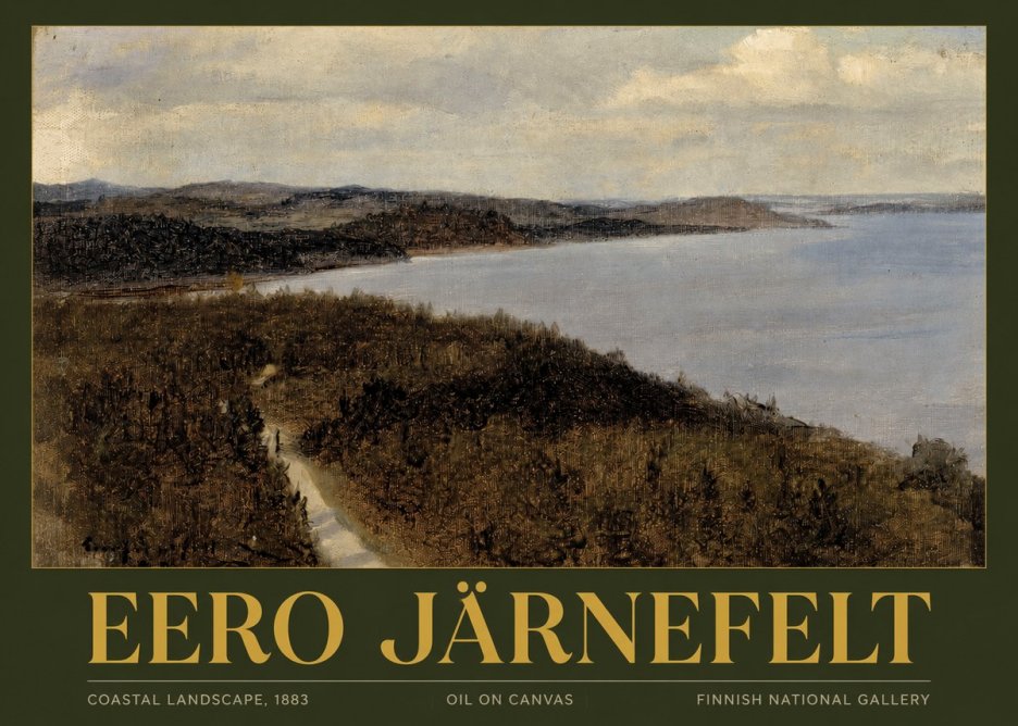 Eero Järnefelt Coastal Landscape, 1883 No2 - Poster