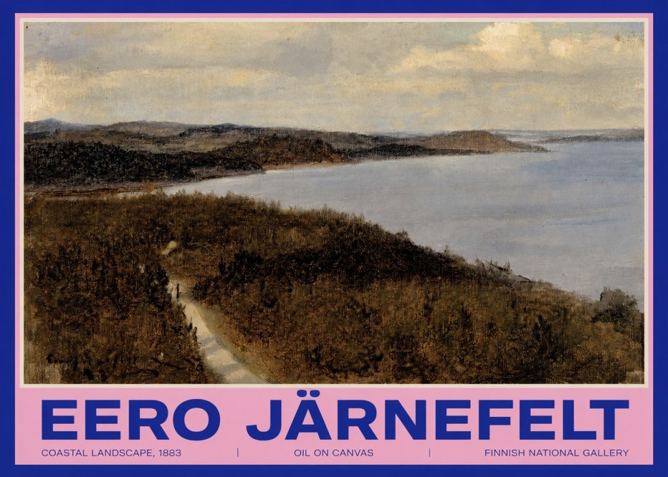 Eero Järnefelt Coastal Landscape, 1883 No3 - Poster