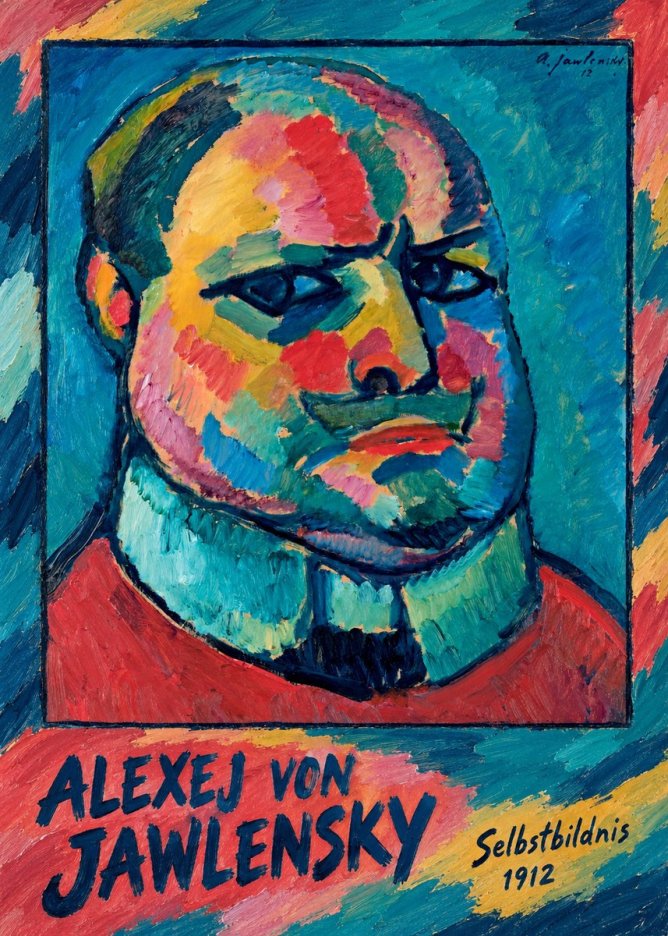Alexej von Jawlensky Selbstbildnis No4 - Poster