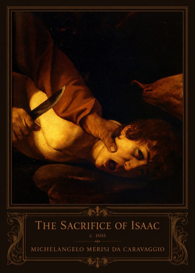 Michelangelo Merisi da Caravaggio The Sacrifice of Isaac II No4 - Poster