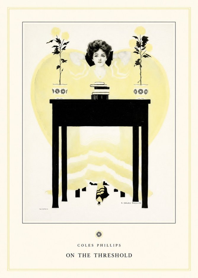 Coles Phillips On the Threshold No4 - Poster