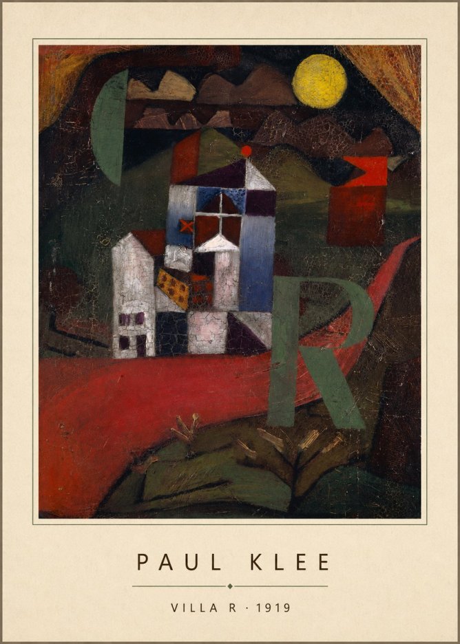 Paul Klee Villa R • 1919 No4 - Poster