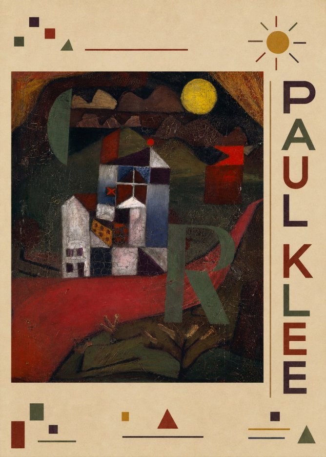 Paul Klee Villa R • 1919 No5 - Poster