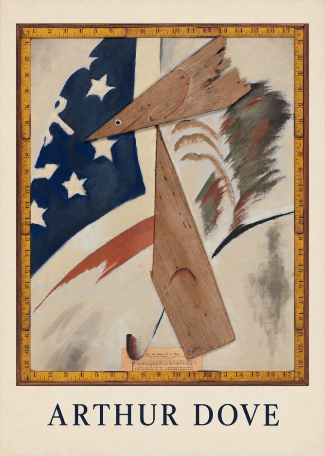 Arthur Dove The Flag No1 - Poster