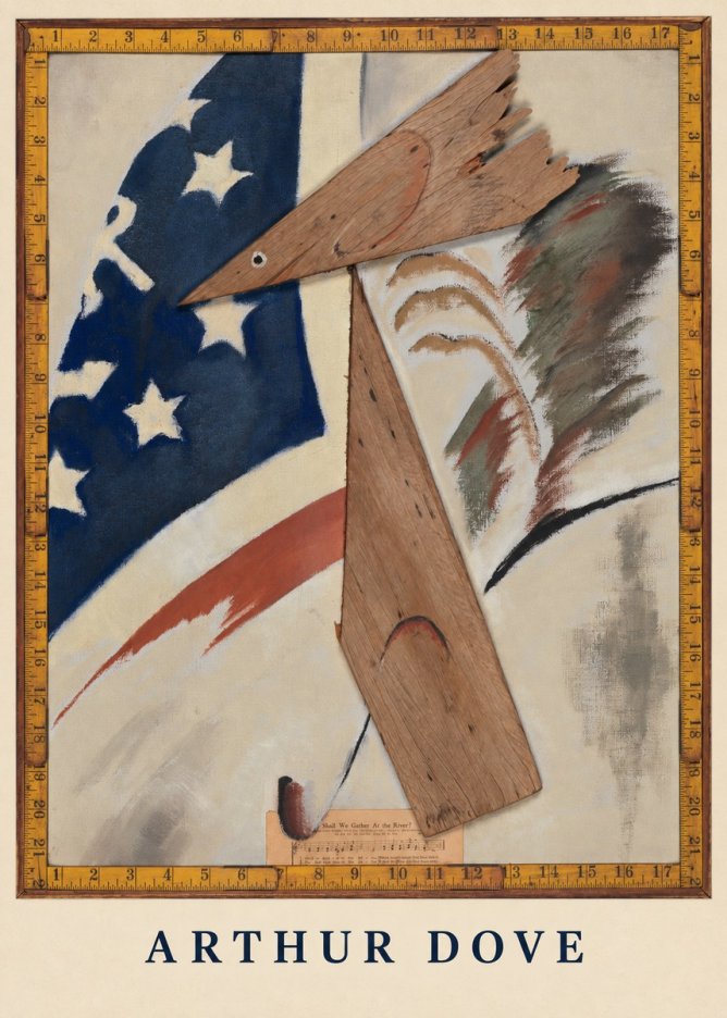 Arthur Dove The Flag No5 - Poster