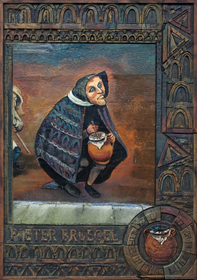 Pieter Bruegel The Beggar Woman with Jug No6 - Poster