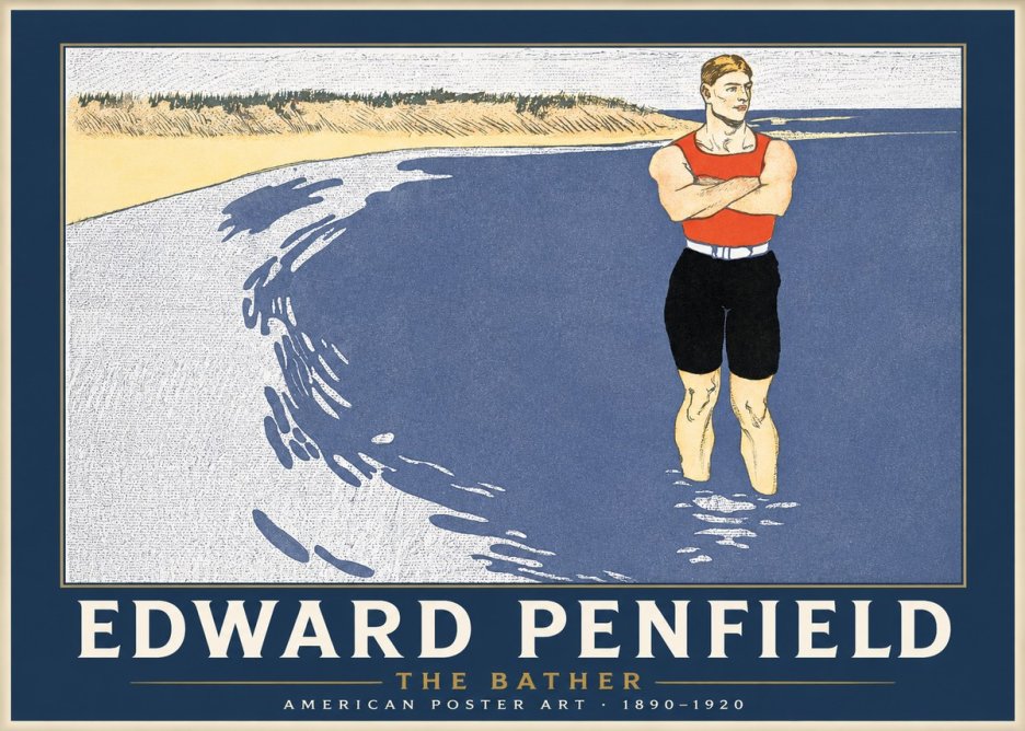 Edward Penfield The Bather No1 - Poster