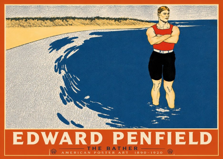 Edward Penfield The Bather No4 - Poster
