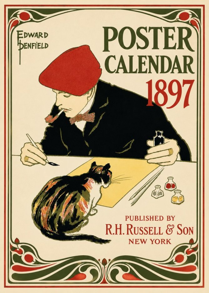 Edward Penfield Poster Calendar 1897 No5 - Poster