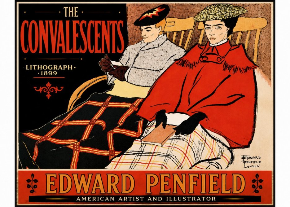 Edward Penfield The Convalescents No5 - Poster