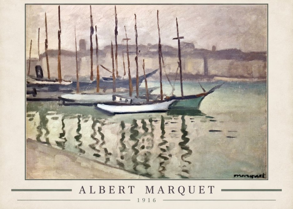Albert Marquet Le Port Du Havre No3 - Poster