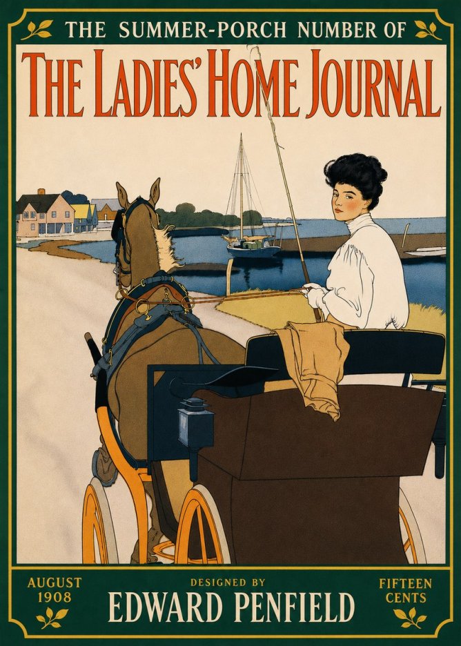 Edward Penfield The Ladies' Home Journal No5 - Poster