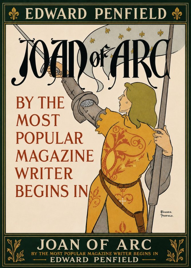 Edward Penfield Joan of Arc No6 - Poster