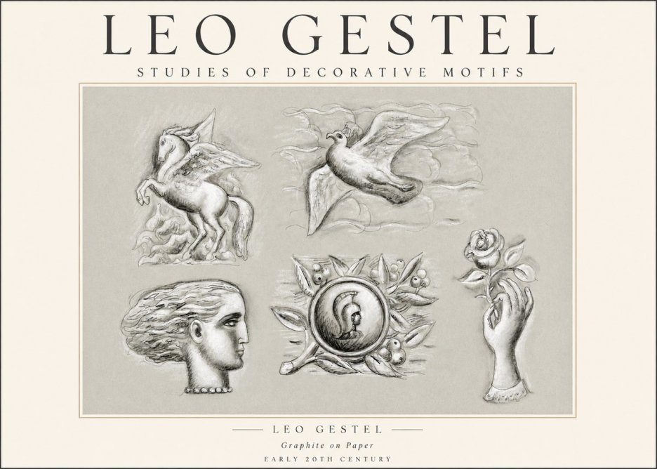 Leo Gestel Studies of Decorative Motifs No1 - Poster