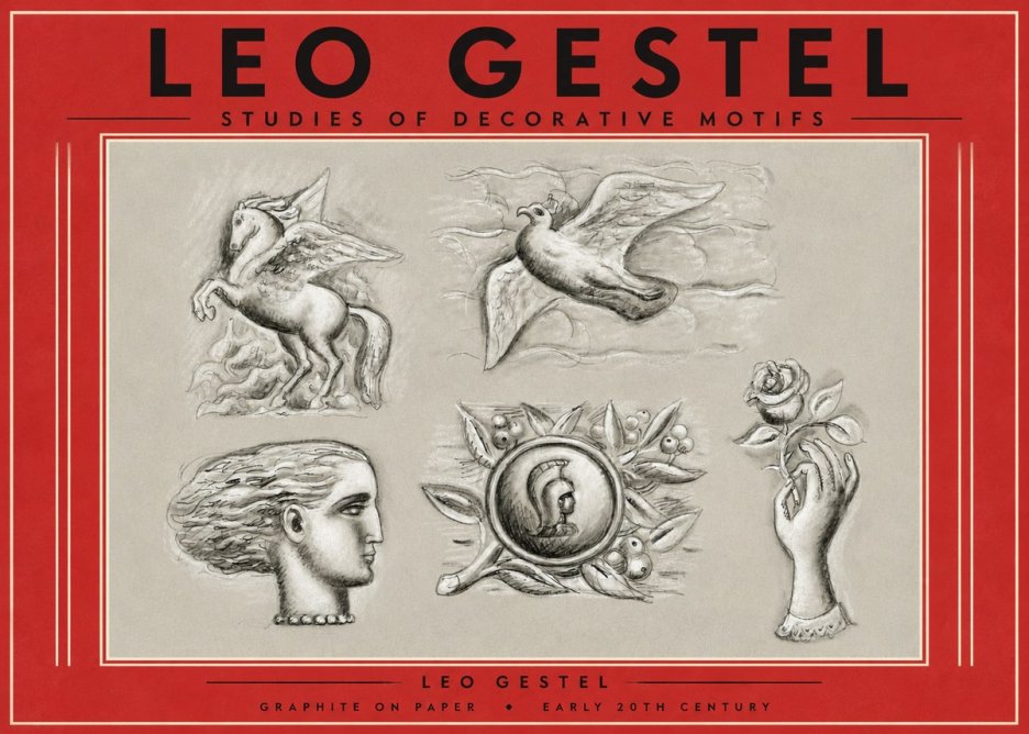 Leo Gestel Studies of Decorative Motifs No4 - Poster