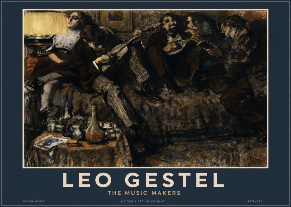 Leo Gestel The Music Makers No2 - Poster