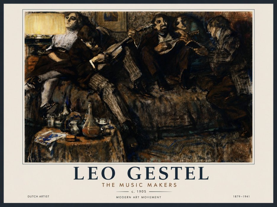 Leo Gestel The Music Makers No6 - Poster