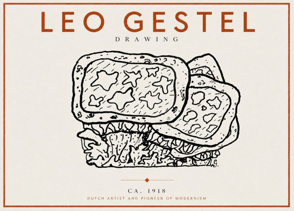 Leo Gestel Drawing Ca. 1918 No5 - Poster