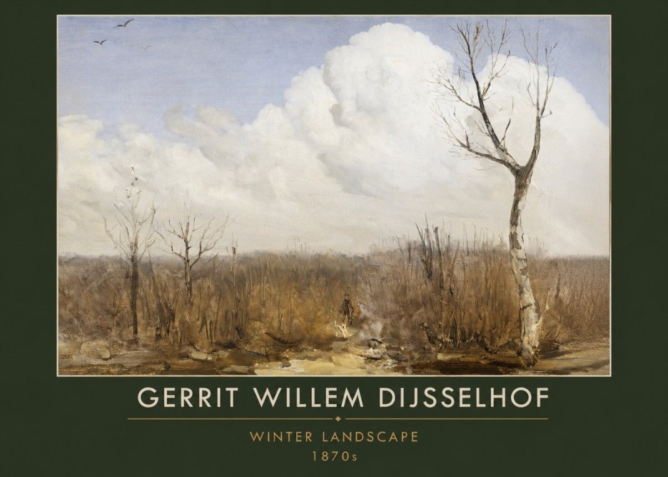 Gerrit Willem Dijsselhof Winter Landscape No5 - Poster