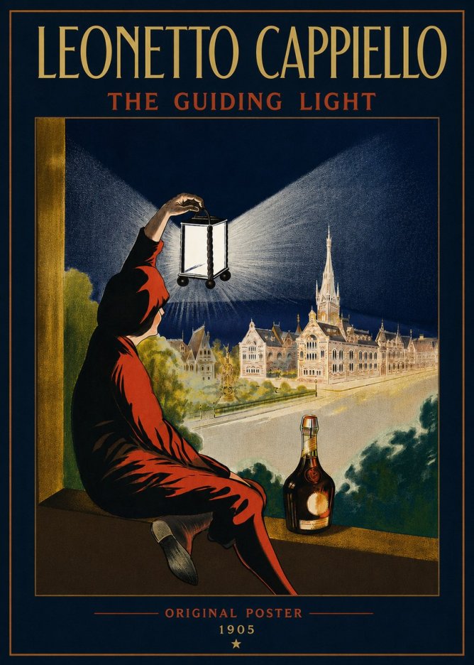 Leonetto Cappiello The Guiding Light No4 - Poster